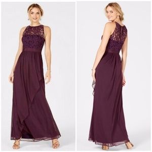 Adrianna Papell Purple Formal Dress